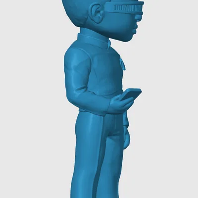 Mô hình Chibi lấy cảm hứng từ Geordi La Forge
