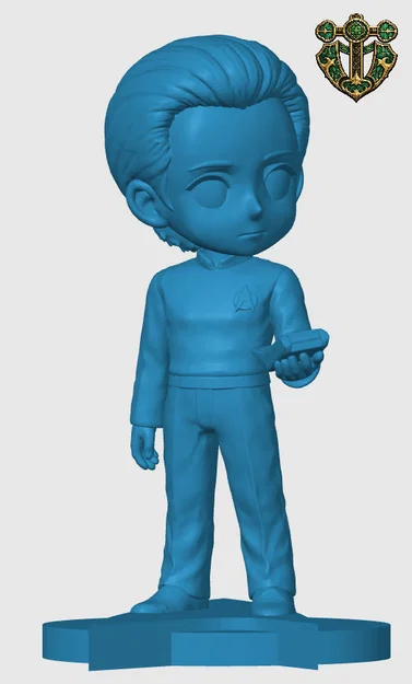 Mô hình Data Chibi Star Trek: The Next Generation (STL File) - Image 3