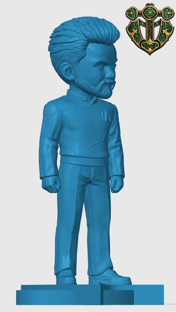 Mô hình William Riker phong cách Chibi cho fan Star Trek - Image 2