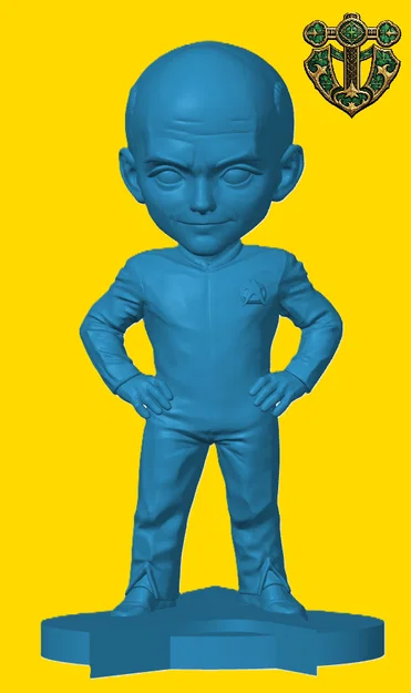 Mô hình Jean-Luc Picard phiên bản Chibi Star Trek in 3D - Image 1