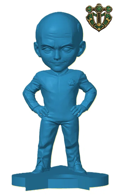 Mô hình Jean-Luc Picard phiên bản Chibi Star Trek in 3D - Image 3
