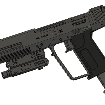 Mô hình Replica súng Halo 3 ODST M6C/SOCOM