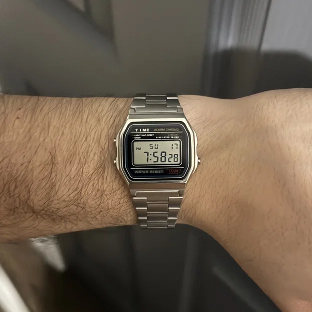 Tấm tán sáng 3D cho đồng hồ Casio F-91W (Light Spreader Mod) - Image 4