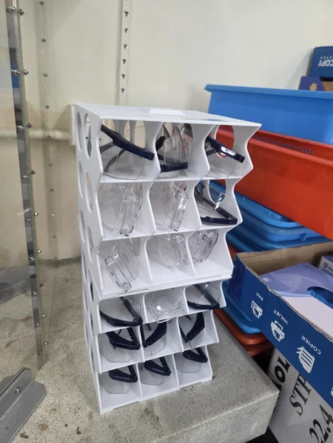 Kệ Đựng Kính Bảo Hộ 3D: Giải Pháp Sắp Xếp Gọn Gàng Tiện Dụng - Image 3