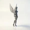 Mô hình Thiên Thần Vũ Trụ - Tượng nữ thần in 3D - Thumbnail 3
