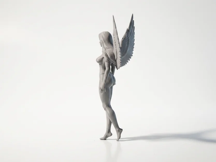 Mô hình Thiên Thần Vũ Trụ - Tượng nữ thần in 3D - Image 4