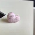 Giá đỡ ảnh hình trái tim đan len (Knitted Heart photo stand) siêu xinh - Thumbnail 2