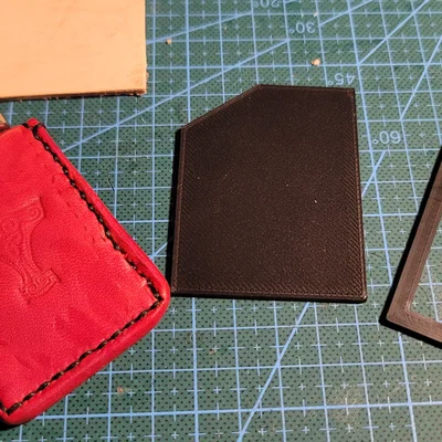 Template bao da cho dao lạng (Leather Skiving Knife Sheath Template)