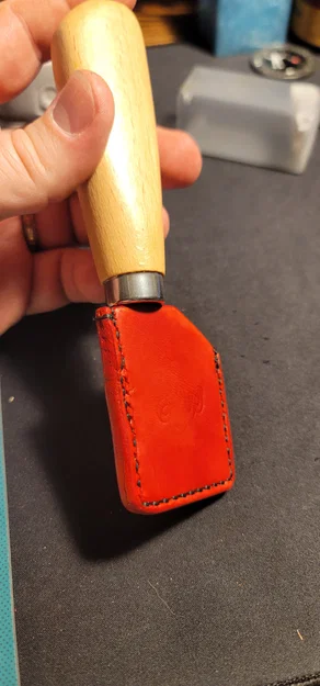 Template bao da cho dao lạng (Leather Skiving Knife Sheath Template) - Image 4