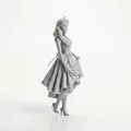Mô hình 3D nhân vật nữ phong cách đồng quê - Cottage Girl Figurine - Thumbnail 2