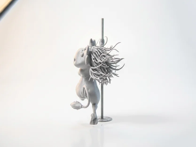 Mô hình 3D Dancing Cow Pole Dancer - Tượng Bò Nhảy Múa Vui Nhộn - Image 4