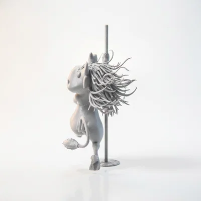 Mô hình 3D Dancing Cow Pole Dancer - Tượng Bò Nhảy Múa Vui Nhộn