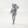 Mô hình 3D Cotton Candy Lady - Tượng nhân vật nữ đầy nghệ thuật - Thumbnail 1
