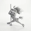 Mô hình 3D cô bò nhảy múa đáng yêu - Thumbnail 1