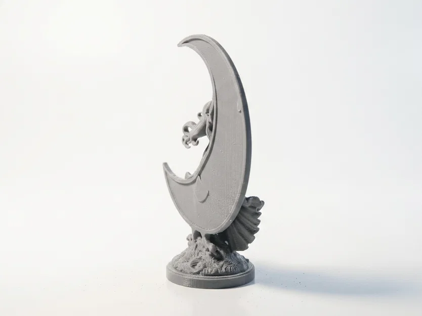 Mô hình 3D Nữ Thần Mặt Trăng Khuyết In 3D - Image 3