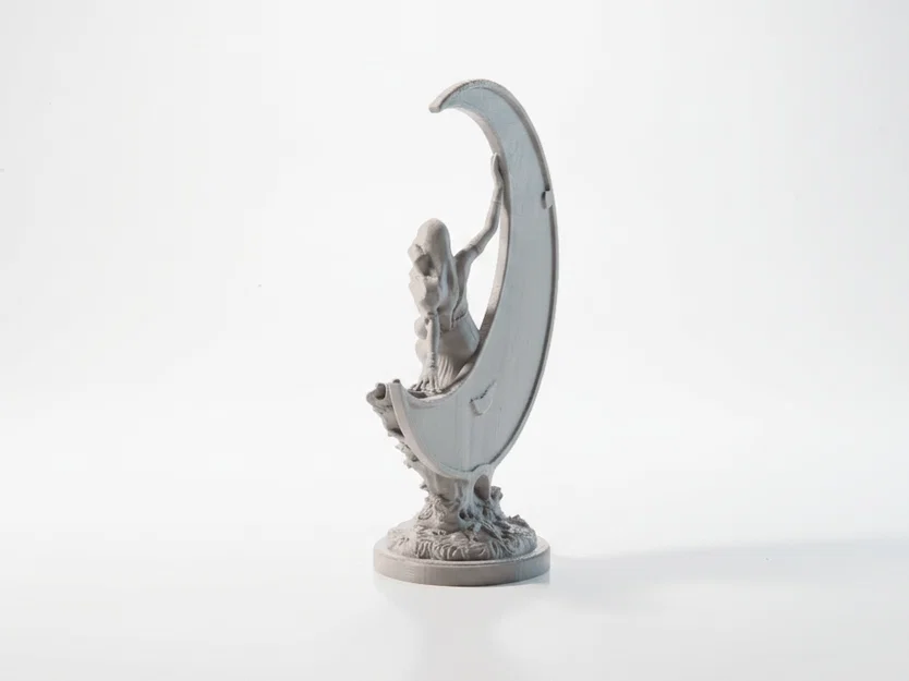Mô hình 3D Nữ Thần Mặt Trăng Khuyết In 3D - Image 4