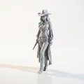 Mô hình Cowgirl miền Tây (3D Printable) - Thumbnail 1