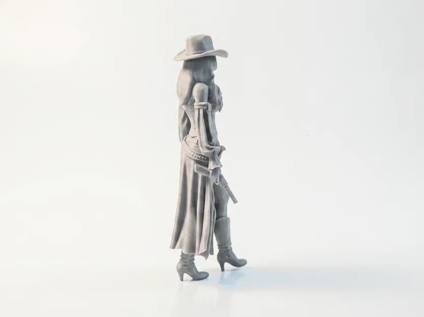 Mô hình Cowgirl miền Tây (3D Printable) - Image 3