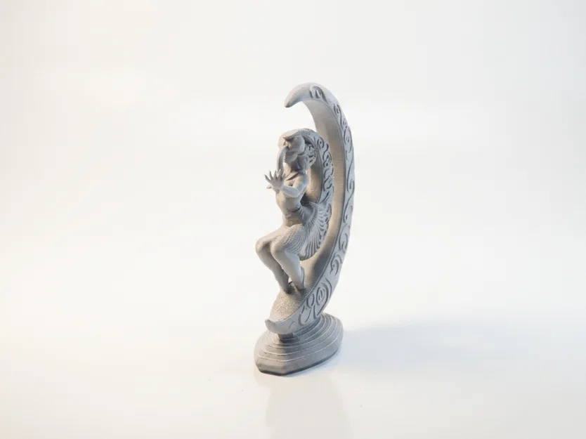 Mô hình in 3D Tượng nữ thần trăng khuyết Crescent Lady - Image 4