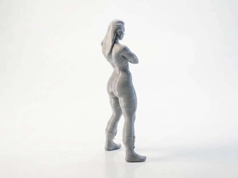 Mô hình tượng quý cô khoanh tay - Sản phẩm in 3D đầy cá tính - Image 3