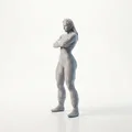 Mô hình tượng quý cô khoanh tay - Sản phẩm in 3D đầy cá tính - Thumbnail 4