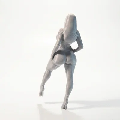 Mô hình tượng cô gái mặc Bodysuit gợi cảm - File in 3D