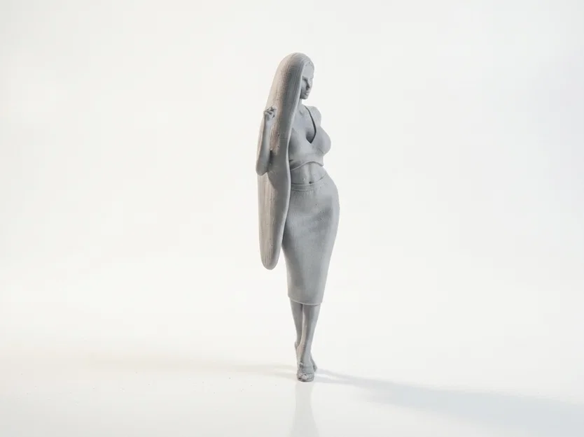 Mô hình tượng thiếu nữ quyến rũ - File in 3D - Image 2