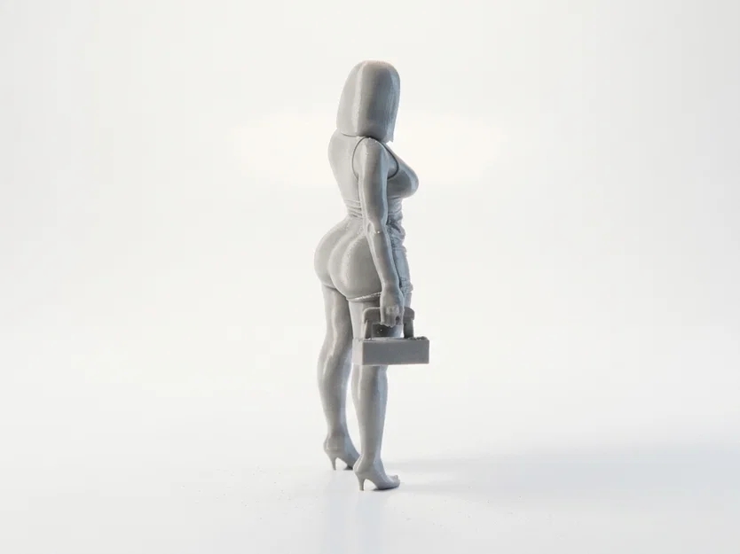 Mô hình tượng nữ 3D với đường nét quyến rũ - Image 3