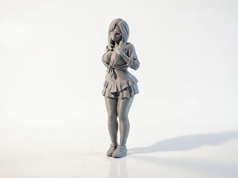 Mô hình Anime Girl Figurine - Nhân vật nữ 3D có thể in ấn - Image 1