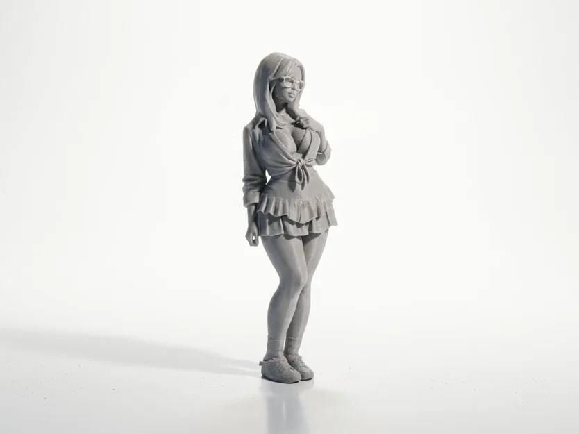 Mô hình Anime Girl Figurine - Nhân vật nữ 3D có thể in ấn - Image 2