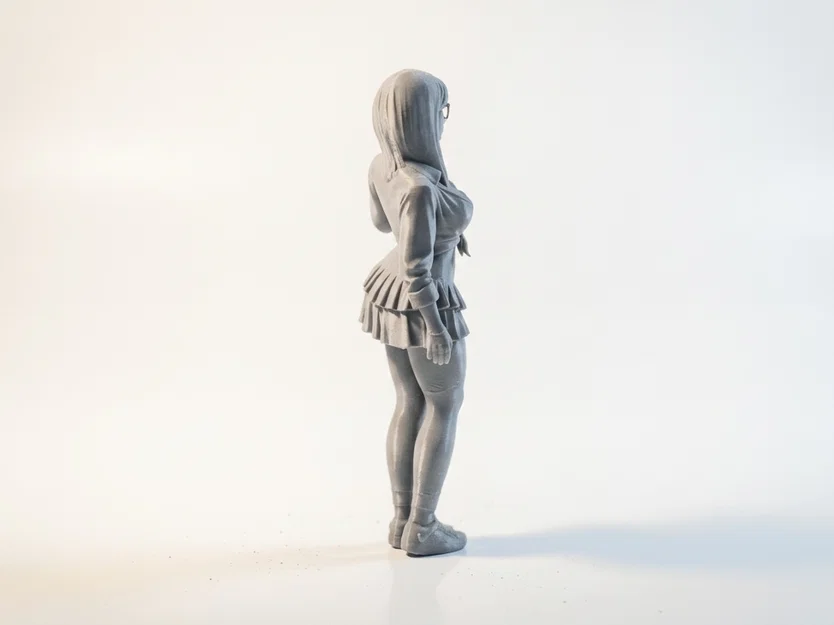 Mô hình Anime Girl Figurine - Nhân vật nữ 3D có thể in ấn - Image 3