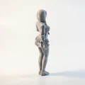 Mô hình Anime Girl Figurine - Nhân vật nữ 3D có thể in ấn - Thumbnail 3