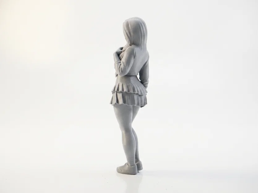 Mô hình Anime Girl Figurine - Nhân vật nữ 3D có thể in ấn - Image 4