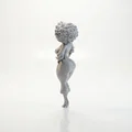 Mô hình tượng cô gái đường cong quyến rũ 3D Printable - Thumbnail 4