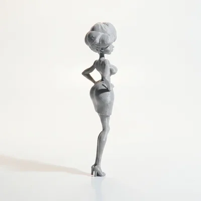 Mô hình 3D tượng nữ Curvy Lady tinh xảo