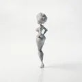 Mô hình 3D tượng nữ Curvy Lady tinh xảo - Thumbnail 4
