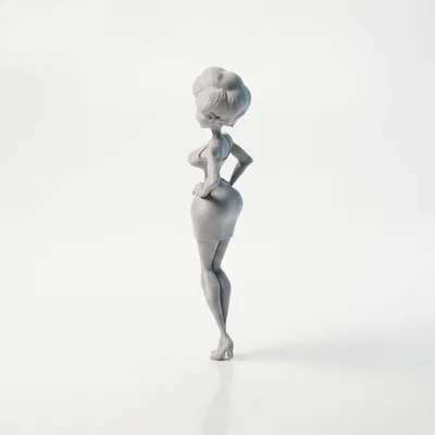 Mô hình 3D tượng nữ Curvy Lady tinh xảo