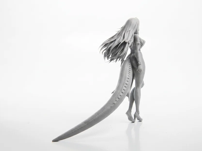 Mô hình in 3D Nữ Chiến Binh Đuôi Cá Sấu (Croc Tail Lady) - Image 3