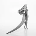 Mô hình in 3D Nữ Chiến Binh Đuôi Cá Sấu (Croc Tail Lady) - Thumbnail 3