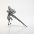 Mô hình in 3D Nữ Chiến Binh Đuôi Cá Sấu (Croc Tail Lady) - Thumbnail 4