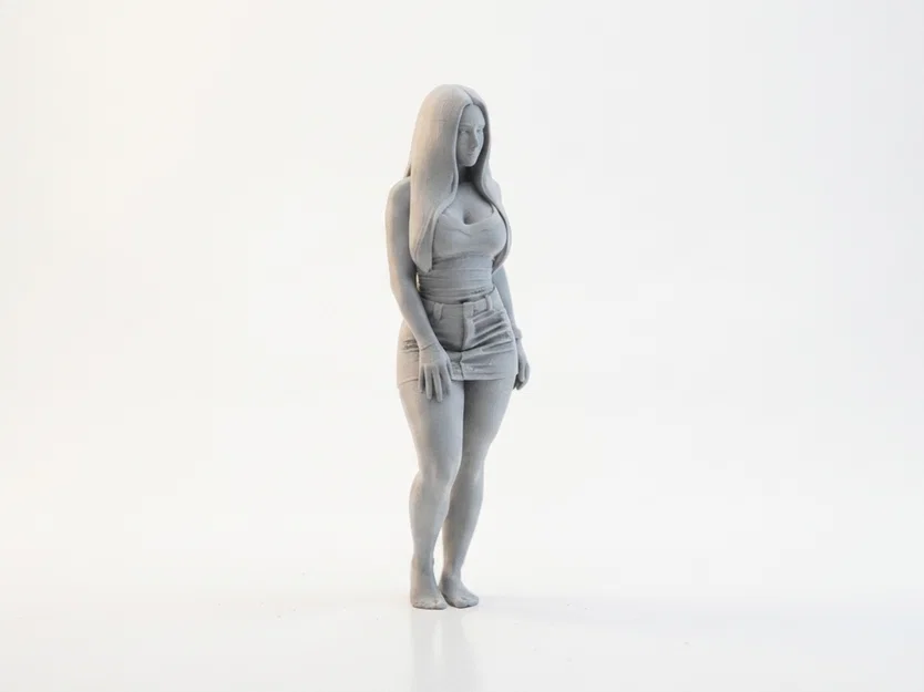 Mô hình tượng thiếu nữ đường nét gợi cảm - File in 3D - Image 2
