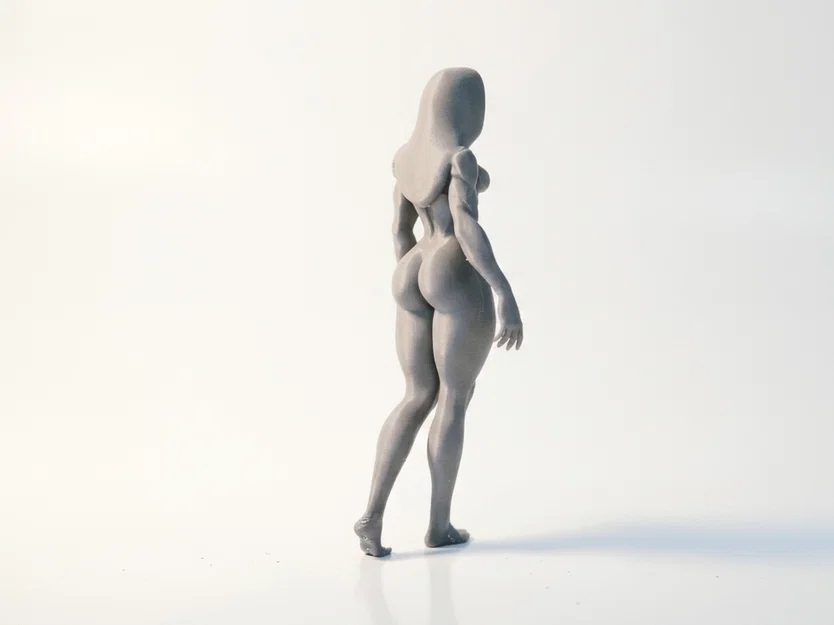 Mô hình Cyber Modified Lady - Tượng nhân vật nữ Cyberpunk in 3D - Image 3