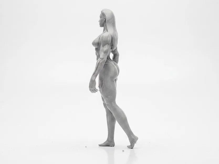Mô hình Cyber Modified Lady - Tượng nhân vật nữ Cyberpunk in 3D - Image 4
