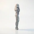 Mô hình Figurine nữ đường cong mềm mại - Tệp 3D có thể in - Thumbnail 3