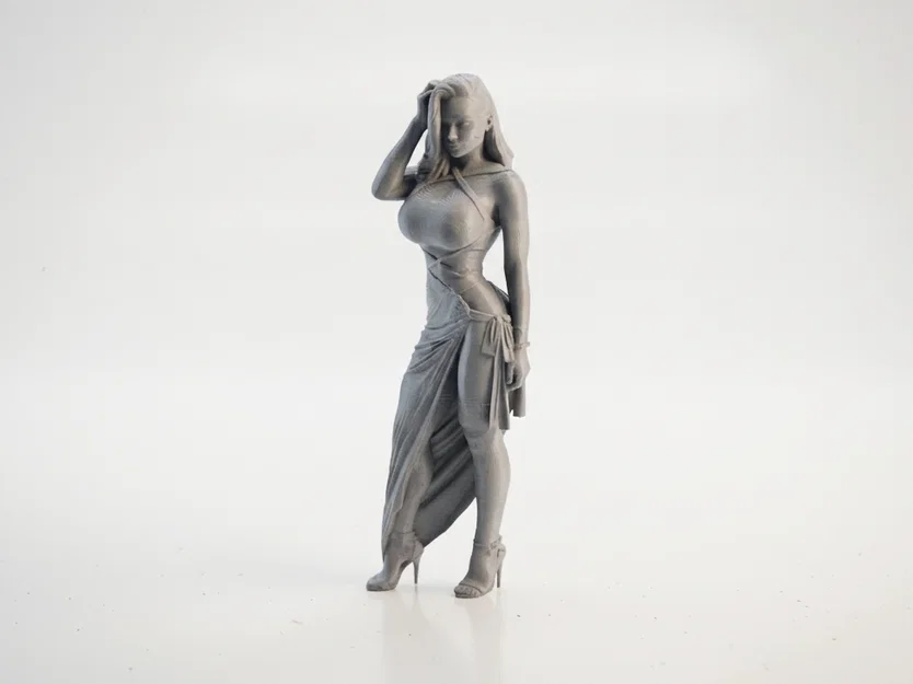 Mô hình tượng nữ Curvy Lady duyên dáng - File in 3D - Image 1