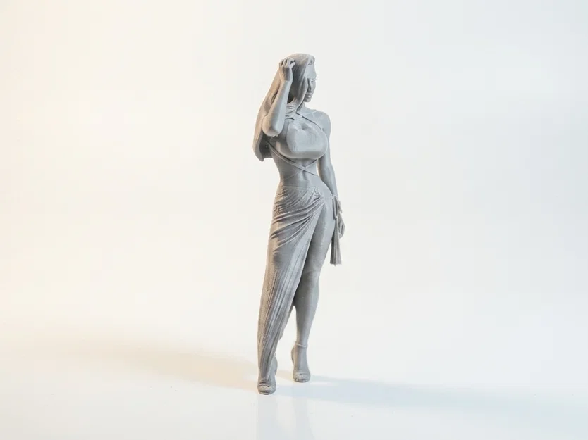 Mô hình tượng nữ Curvy Lady duyên dáng - File in 3D - Image 2