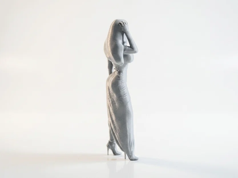 Mô hình tượng nữ Curvy Lady duyên dáng - File in 3D - Image 3