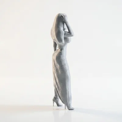 Mô hình tượng nữ Curvy Lady duyên dáng - File in 3D