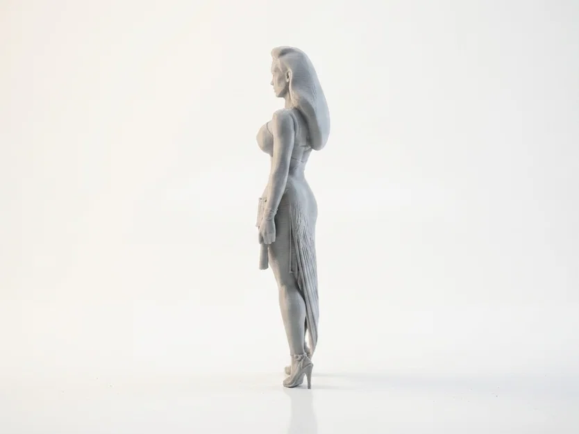 Mô hình tượng nữ Curvy Lady duyên dáng - File in 3D - Image 4