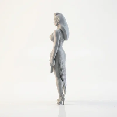 Mô hình tượng nữ Curvy Lady duyên dáng - File in 3D